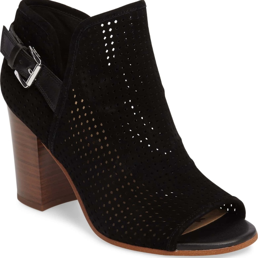 Sam Edelman Easton Perforated Open Toe Bootie